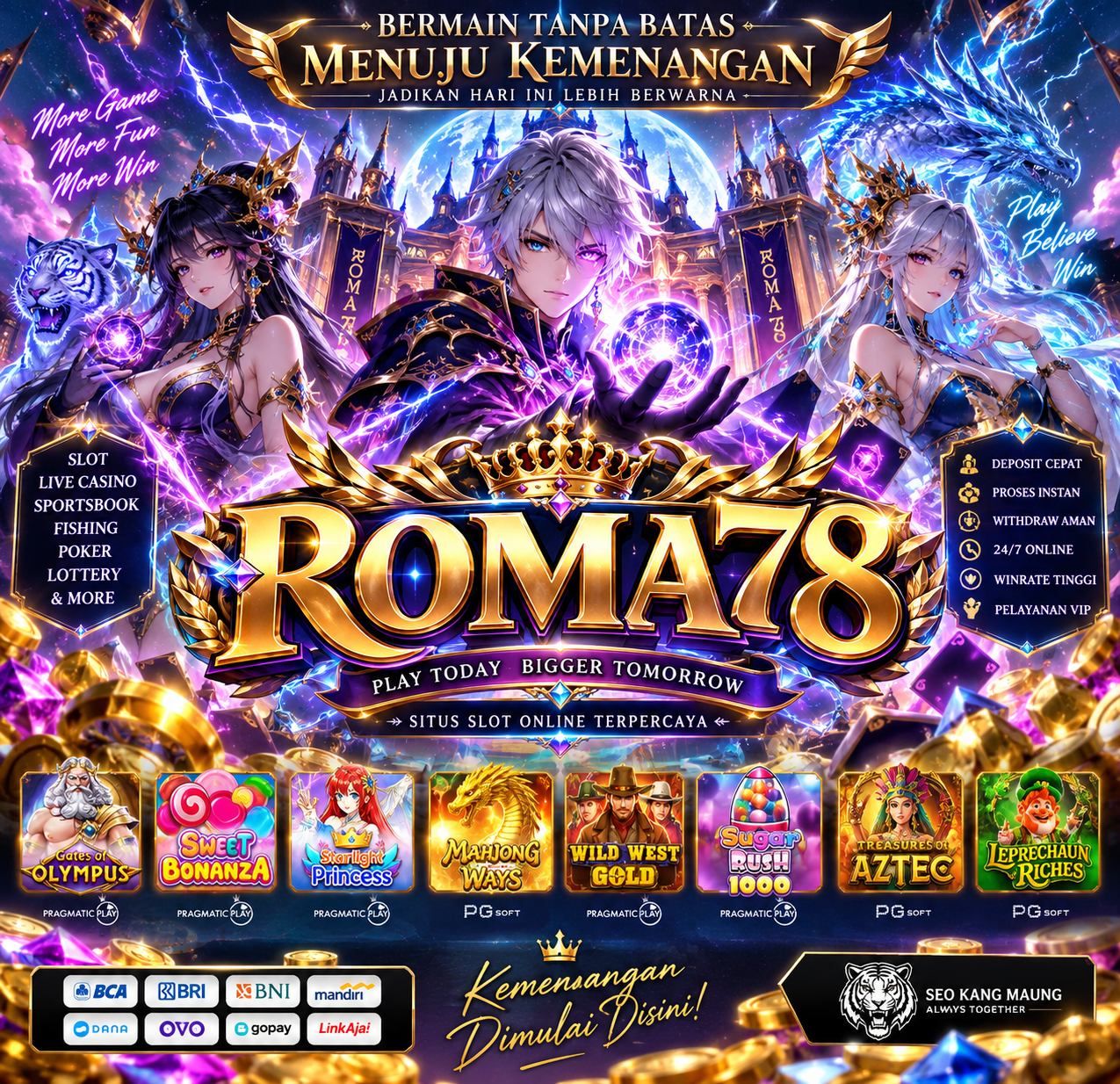 ROMA78 🌟 Kejutan Tak Terduga Hadir! Jangan Lewatkan Sensasi Misterius Yang Mengiringi Setiap Putaran! - WooCommerce eCommerce